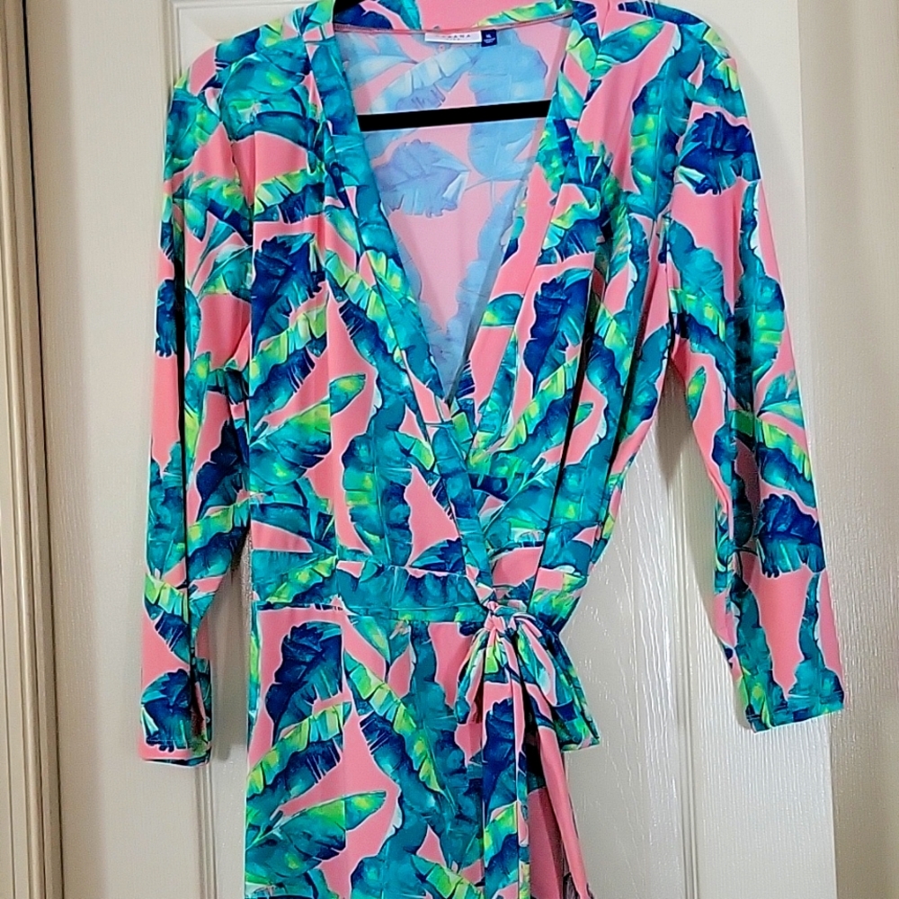 Cabana Life Wrap Waist Romper